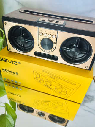 SEVIZ RETRO20W 레트로 블루투스 스피커 — 5점을 준 리뷰어가 2020년 7월 올린 사용 사진