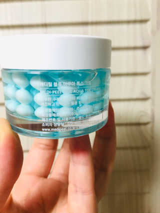 메디필 블루 아쿠아 톡스 크림 — 5점을 준 리뷰어가 2020년 7월 올린 사용 사진