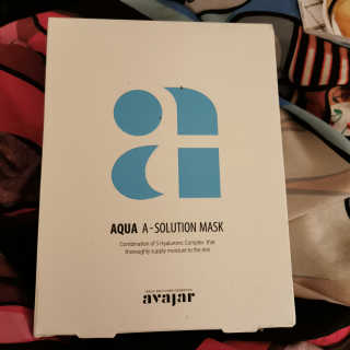 Avajar A-Solution 마스크 — 5점을 준 리뷰어가 2020년 11월 올린 사용 사진