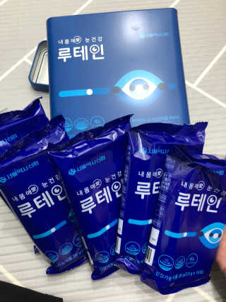 서울약사신협_내몸애눈건강루테인_2g x 50포 — 5점을 준 리뷰어가 2020년 12월 올린 사용 사진