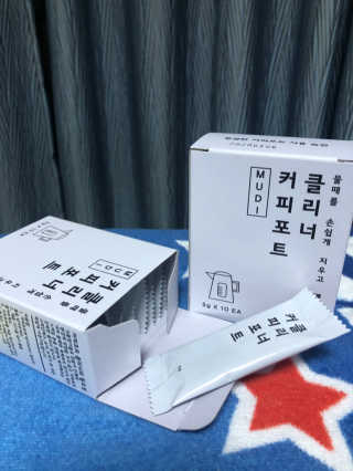 무디메이드 MUDI 커피포트 클리너 2세트 — 5점을 준 리뷰어가 2020년 5월 올린 사용 사진