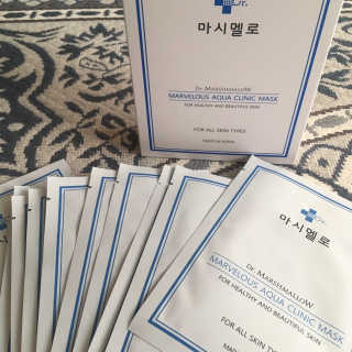 닥터마시멜로 닥터마스멜로 마블러스 아쿠아 클리닉 마스크 — 5점을 준 리뷰어가 2020년 10월 올린 사용 사진