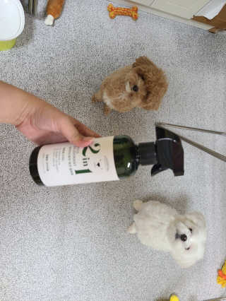 강아지스토리 2in1 강아지 애견 탈취제 400ml — 5점을 준 리뷰어가 2020년 6월 올린 사용 사진