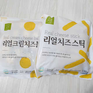 가치식탁 리얼치즈스틱, 리얼크림치즈볼 — 5점을 준 리뷰어가 2020년 9월 올린 사용 사진