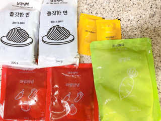 [해주냉면] 신천맛집 매운 비빔냉면 2인분 + 무절임 — 5점을 준 리뷰어가 2020년 5월 올린 사용 사진