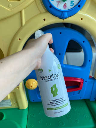 Medilox 메디록스 살균소독제_3종 500ml [택 1] — 4.5점을 준 리뷰어가 2020년 8월 올린 사용 사진