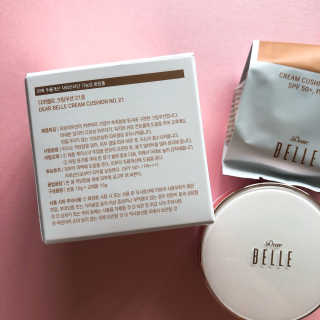 디어벨르 크림쿠션 DEAR BELLE CREAM COUSION — 5점을 준 리뷰어가 2020년 8월 올린 사용 사진