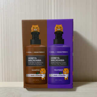 KUNDAL [쿤달 X 카카오프렌즈] 샴푸/트리트먼트 500ml 2구 세트 — 5점을 준 리뷰어가 2020년 11월 올린 사용 사진