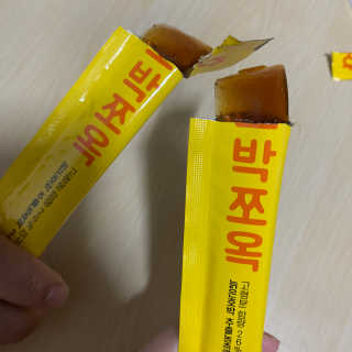조은약초 국산 늙은 호박즙 호박쪼옥 젤리 20g x 15포 — 1.5점을 준 리뷰어가 2020년 8월 올린 사용 사진