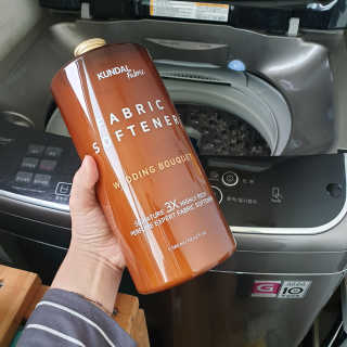 쿤달 시그니처 3배 초고농축 섬유유연제 1580ml — 5점을 준 리뷰어가 2020년 10월 올린 사용 사진