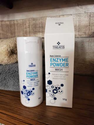 트리티스 [Treatis] Basic Science Enzyme Powder Wash 50g — 3점을 준 리뷰어가 2020년 10월 올린 사용 사진