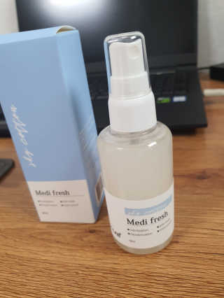 순수연구소 메디프레쉬80ml 천연 향균 섬유 탈취제 — 5점을 준 리뷰어가 2020년 5월 올린 사용 사진
