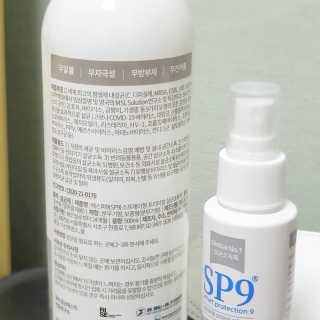 SP9 스프레이형 프리미엄 살균소독제 500ml+100ml — 4점을 준 리뷰어가 2020년 12월 올린 사용 사진