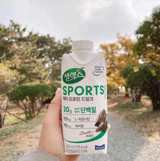셀렉스스포츠 셀렉스 스포츠 드링크 초콜릿 _ 330ml x 12팩 — 5점을 준 리뷰어가 2020년 11월 올린 사용 사진