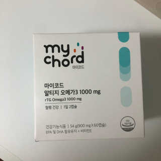 JW중외제약 마이코드 알티지 오메가3 1000 mg — 3.5점을 준 리뷰어가 2020년 8월 올린 사용 사진