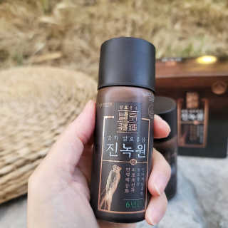 한국야쿠르트 발휘 발효홍삼 진녹綠원 — 5점을 준 리뷰어가 2020년 10월 올린 사용 사진