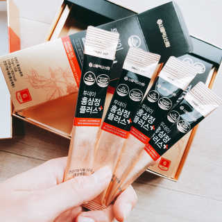서울약사신협_투데이홍삼정플러스스틱_10g x 30포 — 5점을 준 리뷰어가 2020년 11월 올린 사용 사진