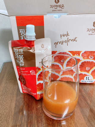 자연에온 핑크 자몽 착즙 100mL 10개입 2BOX — 5점을 준 리뷰어가 2020년 11월 올린 사용 사진