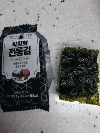 김연구가 박향희 박향희 불향솔솔 전통김 or 매운김 — 5점을 준 리뷰어가 2020년 6월 올린 사용 사진