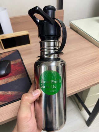 비타맘 지구를 지키는 리퓨리 정수물병 - 플라스틱 남용 예방 — 5점을 준 리뷰어가 2020년 6월 올린 사용 사진