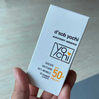 디솝 요치선크림 에센스 — 5점을 준 리뷰어가 2020년 7월 올린 사용 사진