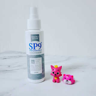 SP9 스프레이형 프리미엄 살균소독제 500ml+100ml — 5점을 준 리뷰어가 2020년 12월 올린 사용 사진
