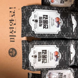 김연구가 박향희 박향희 불향솔솔 전통김 or 매운김 — 5점을 준 리뷰어가 2020년 5월 올린 사용 사진