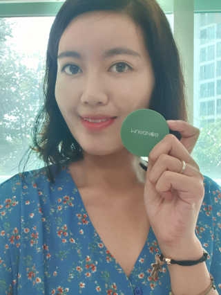 본다움 빠이빠이 세범 파우더 — 4점을 준 리뷰어가 2020년 8월 올린 사용 사진