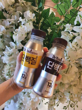 닥터유드링크 단백질 초코맛 and 바나나맛 — 5점을 준 리뷰어가 2020년 8월 올린 사용 사진
