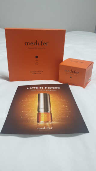 메디페르 [ 1+1 ] 루테인앰플세트 1개 + 루테인크림 50ml 1개 — 5점을 준 리뷰어가 2020년 11월 올린 사용 사진