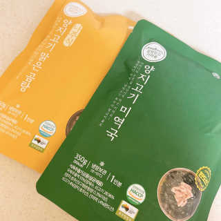 한촌몰 설렁탕집 가마솥 국거리 2종 세트 — 5점을 준 리뷰어가 2020년 6월 올린 사용 사진