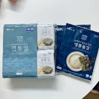 한촌몰 바다공작소 전통김_명품돌김세트 — 5점을 준 리뷰어가 2020년 11월 올린 사용 사진