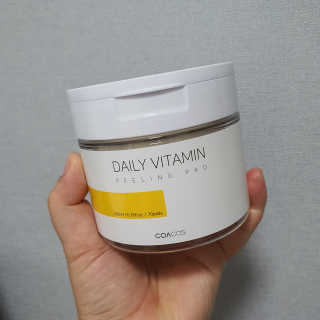 [코아코스] 데일리 비타민 필링패드 70매 200ml — 5점을 준 리뷰어가 2020년 5월 올린 사용 사진