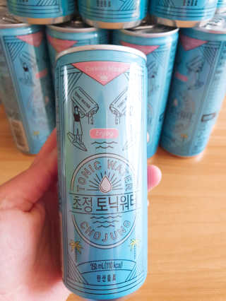 일화 소주와환상궁합 세계 3대 광천수로만든 초정토닉워터 — 5점을 준 리뷰어가 2020년 5월 올린 사용 사진