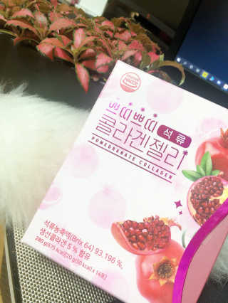 헬스업_쁘띠쁘띠석류콜라겐젤리_20g x 14포 — 5점을 준 리뷰어가 2020년 9월 올린 사용 사진