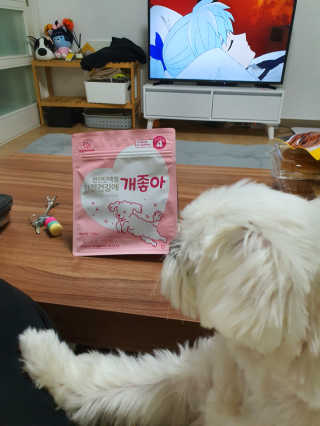 My Pet Care 천연단백질 관절건강에 개좋아 — 4.5점을 준 리뷰어가 2020년 12월 올린 사용 사진