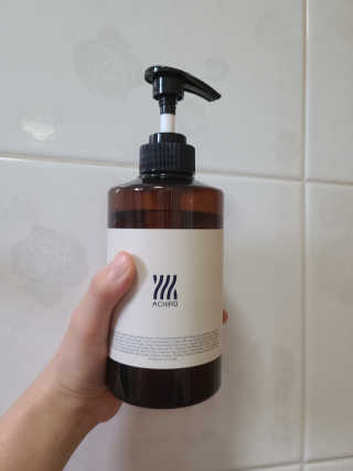 에이처드 유산균 탈모 샴푸 500ml — 5점을 준 리뷰어가 2020년 9월 올린 사용 사진
