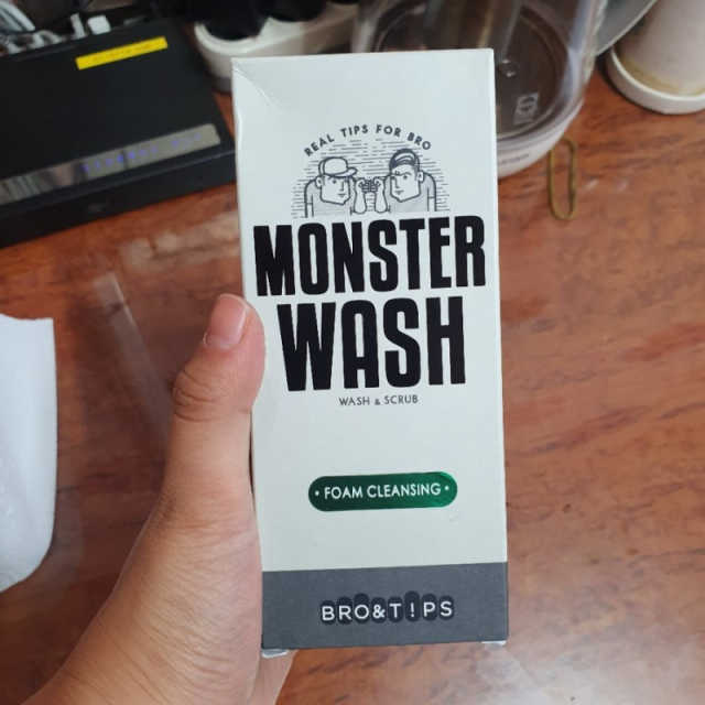 몬스터  워시 폼 클렌징 리뷰 사진