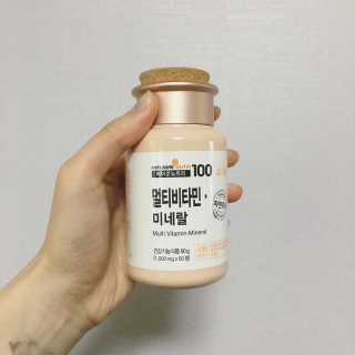 [메이준뉴트리] 멀티비타민and미네랄 1병, 1개월 분 — 5점을 준 리뷰어가 2020년 6월 올린 사용 사진