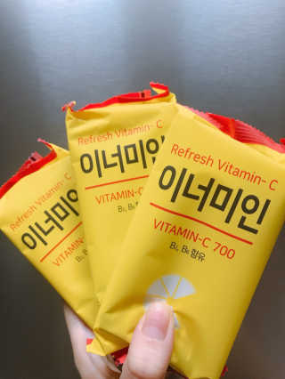 이너미인 VITAMIN-C 700 — 5점을 준 리뷰어가 2020년 8월 올린 사용 사진
