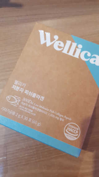 웰리카 저분자 피쉬 콜라겐 — 5점을 준 리뷰어가 2020년 12월 올린 사용 사진