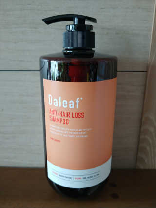 달리프 진저 베러 퍼퓸 탈모 완화 샴푸 1000ml 향 3종 — 5점을 준 리뷰어가 2020년 5월 올린 사용 사진