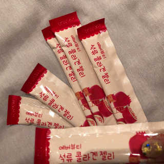 365더건강 에버뷰티 석류콜라겐 젤리 — 5점을 준 리뷰어가 2020년 7월 올린 사용 사진