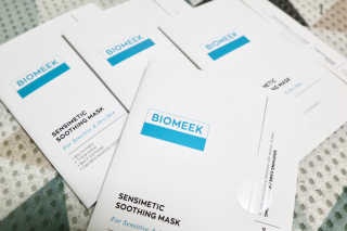 바이오믹 BIOMEEK SENSIMETIC SOOTHING MASK.S — 5점을 준 리뷰어가 2020년 7월 올린 사용 사진