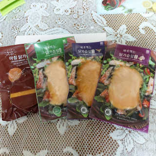 바로 먹는 아침 실온보관 닭가슴살 6종 — 5점을 준 리뷰어가 2020년 9월 올린 사용 사진