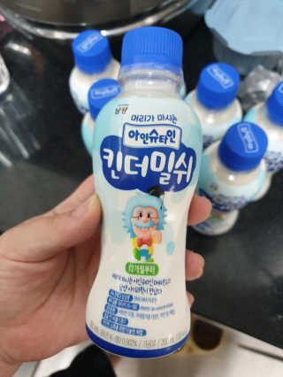 남양유업 [ 아인슈타인 ] 머리가 마시는 아인슈타인 킨더밀쉬 — 5점을 준 리뷰어가 2020년 7월 올린 사용 사진