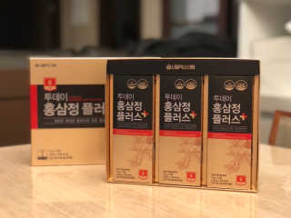 서울약사신협_투데이홍삼정플러스스틱_10g x 30포 — 5점을 준 리뷰어가 2020년 11월 올린 사용 사진