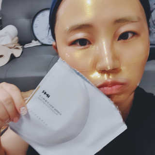 한미려 프리미엄 하이드로겔 마스크 — 5점을 준 리뷰어가 2020년 7월 올린 사용 사진