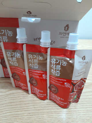 자연에온 유기농 석류 착즙 100mL 10개입 2BOX — 5점을 준 리뷰어가 2020년 11월 올린 사용 사진
