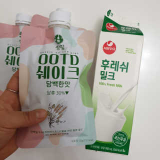 [꾸콤] 참참 OOTD쉐이크 담백한 일주일세트 50g x 5 — 4.5점을 준 리뷰어가 2020년 11월 올린 사용 사진